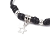 Alloy & Brass Charm Bracelets for Women Men BJEW-JB11287-02-3