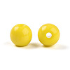Opaque Solid Color Glass Beads GLAA-N007-6mm-A06-2