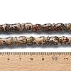 Natural Leopard Skin Jasper Beads Strands G-C135-C01-01-4
