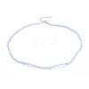 Electroplate Glass Beaded Necklaces NJEW-JN02793-07-1