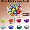 120Pcs Resin European Beads FIND-SP0002-05B-2