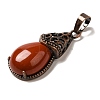 Natural Red Jasper Pendants G-H065-01R-19-2