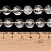 Natural Quartz Crystal Beads Strands G-B094-A37-01-4