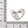201 Stainless Steel Pendants STAS-A116-01P-04-3