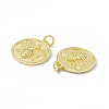 Rack Plating Brass Pendants LS-KK-B065-21G-3