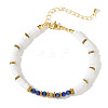 Natural Lapis Lazuli Beaded Bracelets VY9636-3-1