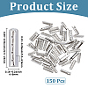 150Pcs Brass Aglets for Shoelaces KK-CY0001-14P-2