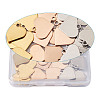 304 Stainless Steel Charms STAS-BT0001-03-3