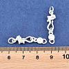 Brass S-Hook Clasps KK-L274-07S-3