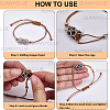 12Pcs 4 Colors 304 Stainless Steel Macrame Pouch Bracelet Making for Stone Holder AJEW-SC0003-01-6