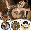 Medium Density Fiberboard (MDF) Portable Clay Wedging Board with Built AJEW-PH0006-65C-5