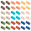 45Pcs 9 Colors Acrylic Imitation Gemstone Beads MACR-TA0002-93-2
