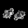Transparent Acrylic Pendants TACR-G048-31-2