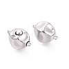 Brass Box Clasps KK-Q074-11P-2