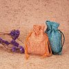 Burlap Packing Pouches Drawstring Bags ABAG-PH0002-05-9x7cm-6