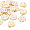 Golden Plated Alloy Charms X-ENAM-S118-01C-4