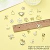 40Pcs 20 Styles Rack Plating Alloy Pendants FIND-YW0004-85-3