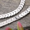 Electroplated Arrows Non-magnetic Synthetic Hematite Bead Strands G-E295-10-2
