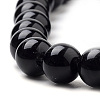 Natural Black Onyx Beads Strands G-S259-19-10mm-3