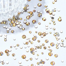 Glass Rhinestone Flat Back Cabochons MRMJ-YW0001-075A