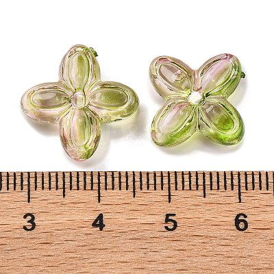 794Pcs Two Tone Transparent Acrylic Beads LS-MACR-K359-24B-1
