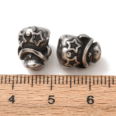304 Stainless Steel Beads SA-CBA9DCB-09AS-1