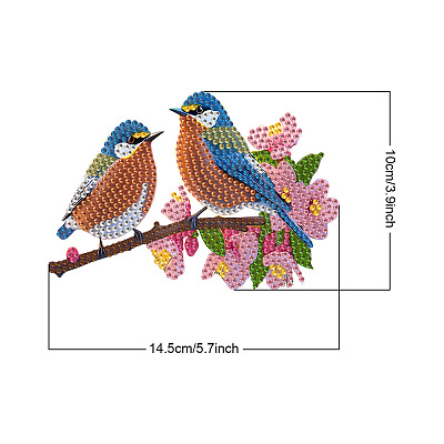 DIY Pair Bird Diamond Painting Kit PW-WG918D0-01-1