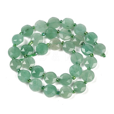 Natural Green Aventurine Beads Strands G-C116-A81-01-1