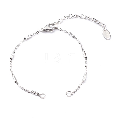 Tarnish Resistant Handmade 304 Stainless Steel Bracelet Making AJEW-JB00920-02-1