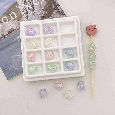 Luminous Transparent Acrylic Beads OACR-N138-33-1