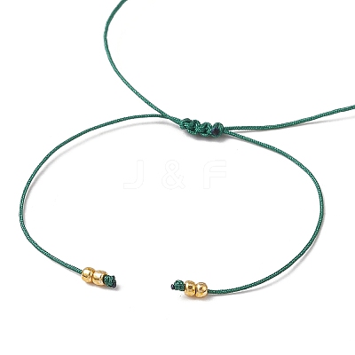 Natural Round Malachite Beads Braided Bead Bracelets for Women BJEW-JB11655-11-1