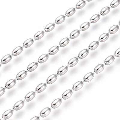 Non-Tarnish 304 Stainless Steel Ball Chains CHS-L024-024E-1