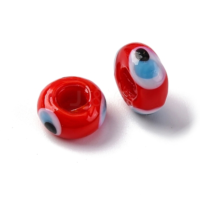 Handmade Evil Eye Lampwork Beads LAMP-F021-01-03-1