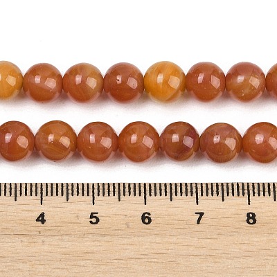 Handmade Lampwork Beads Strand LAMP-B056-8mm-18-1