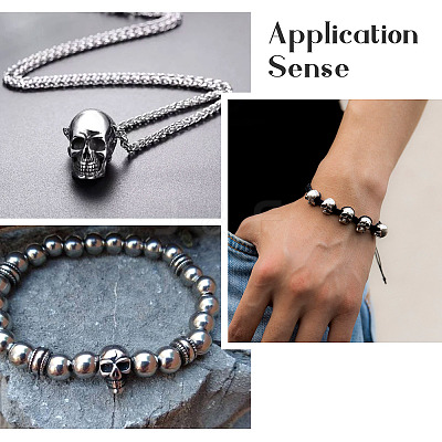 7Pcs 7 Style 304 Stainless Steel Beads FIND-PJ0001-15-1