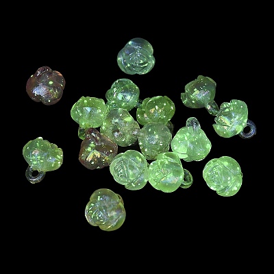 UV Plating Luminous Rainbow Iridescent Acrylic Pendants LACR-R001-14A-1