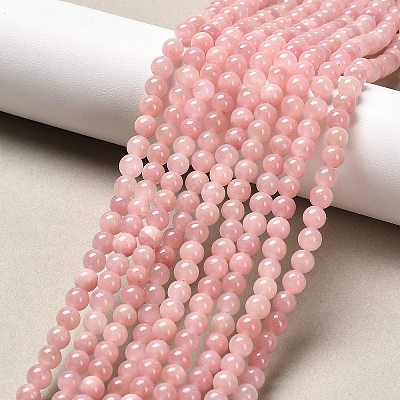 Natural Mashan Jade Round Beads Strands G-D263-4mm-XS22-1