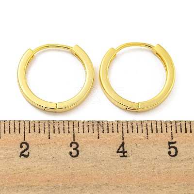 Brass Hoop Earrings EJEW-L211-08C-G-1