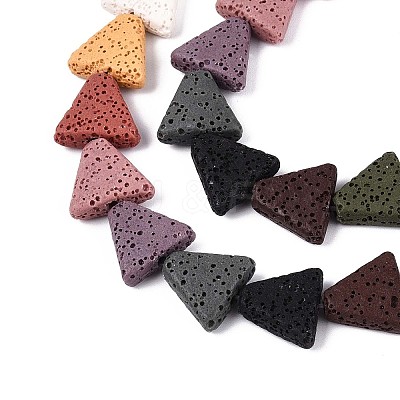 Natural Lava Rock Beads Strands G-N257-21A-01-1