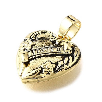 Brass Pendants KK-V007-011G-02-1