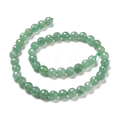 Natural Green Aventurine Beads Strands G-E571-08A-1