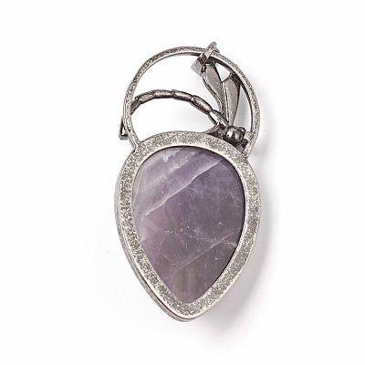 Natural Amethyst Pendants G-I220-G06-1