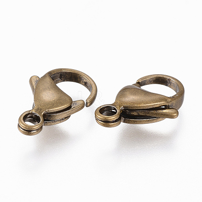 304 Stainless Steel Lobster Claw Clasps X-STAS-E145-05C-AG-1