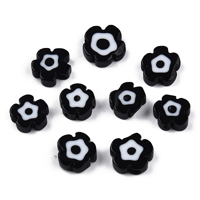 Handmade Evil Eye Lampwork Beads Strands LAMP-N029-018-09-1