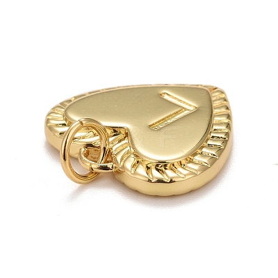 Rack Plating Real 18K Gold Plated Brass Pendants KK-E260-01G-L-1