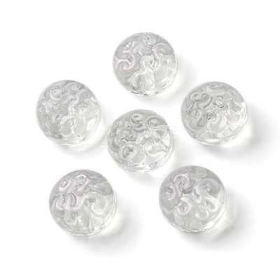 Transparent Glass Beads GLAA-D007-02E-1