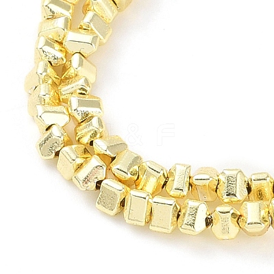 Electroplated Synthetic Non-Magnetic Hematite Beads Strands G-U003-14A-1