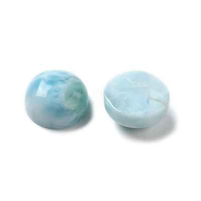 Natural Larimar Cabochons G-E616-02-1