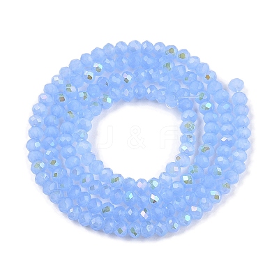 Electroplate Glass Beads Strands EGLA-A044-J2mm-L03-1