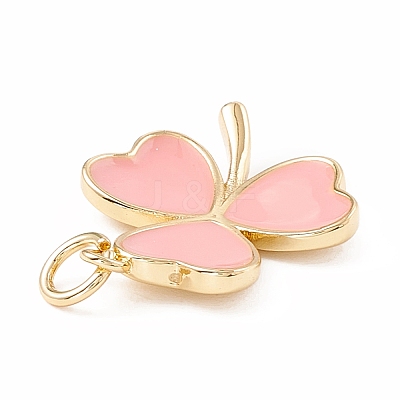 Brass Enamel Pendants KK-P217-03G-01-1